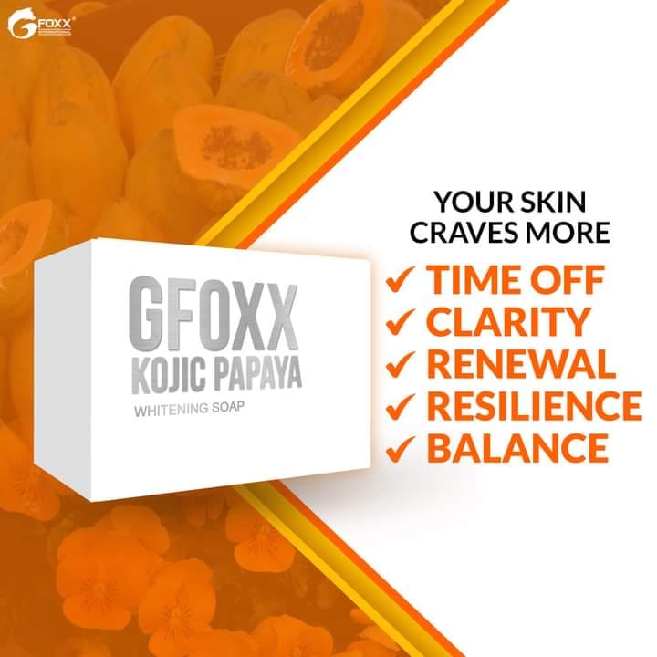 GFoxx Kojic Papaya Whitening Soap 135g