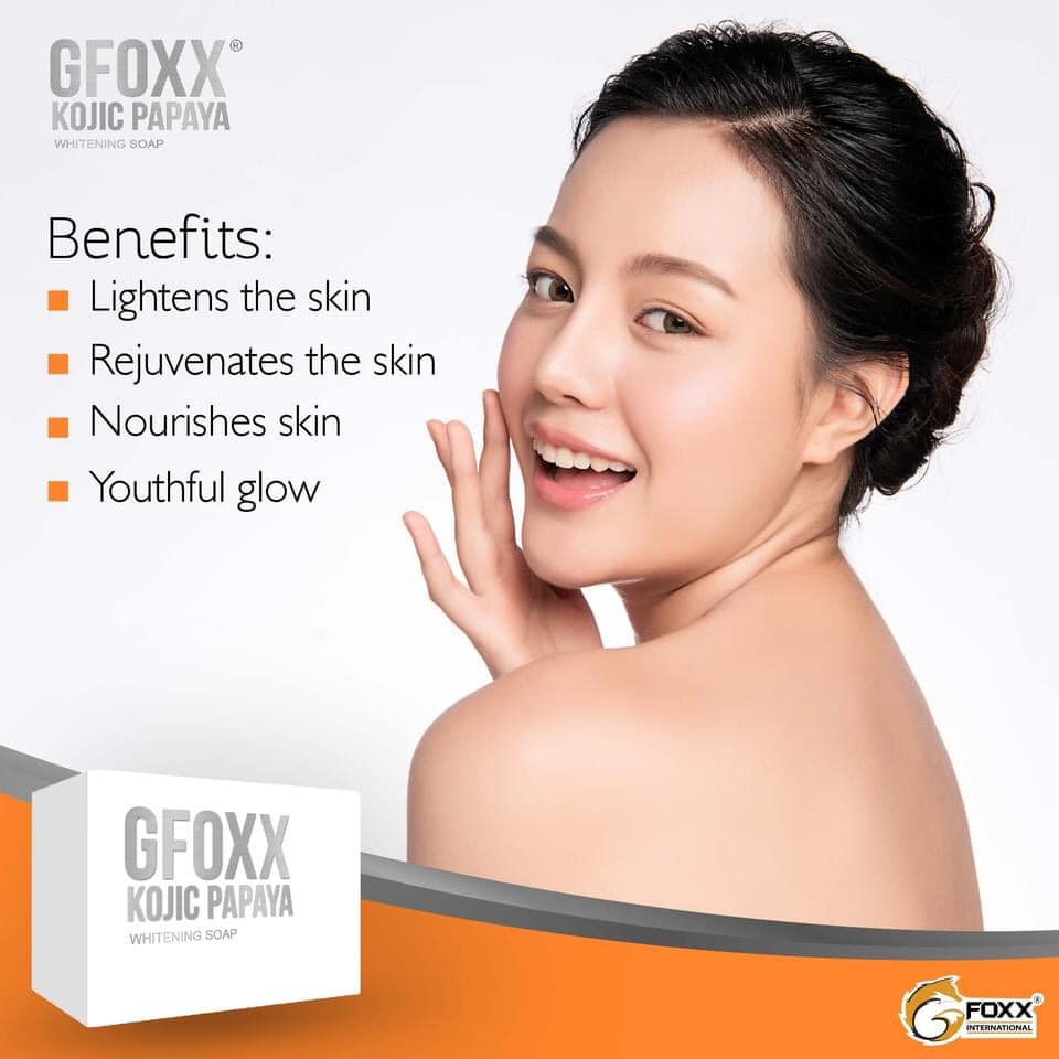 GFoxx Kojic Papaya Whitening Soap 135g