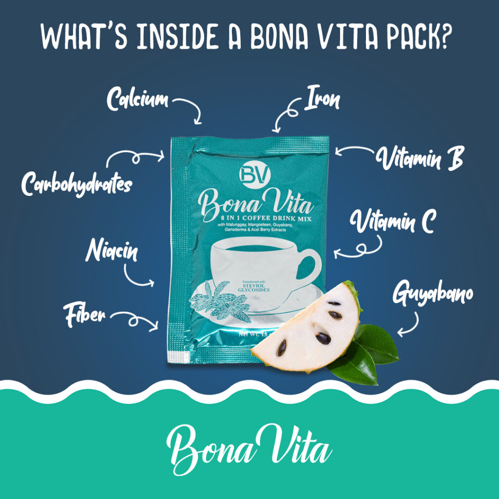 Bona Vita 8 in 1 Coffee Drink Mix