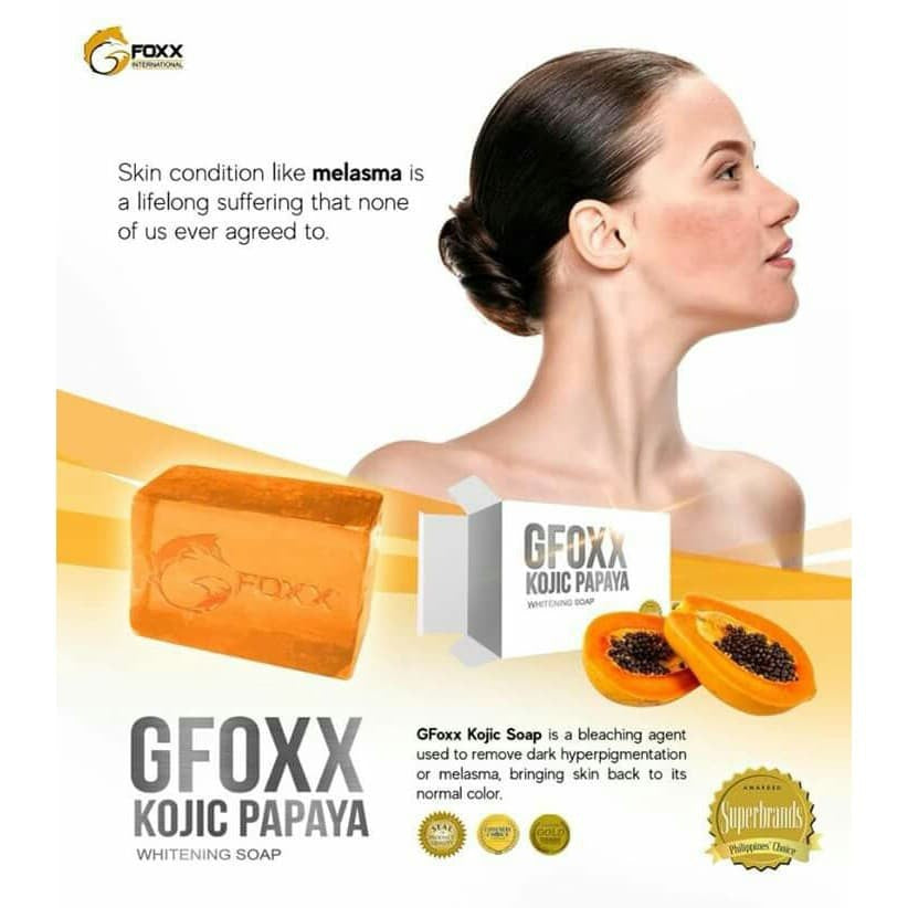 GFoxx Kojic Papaya Whitening Soap 135g