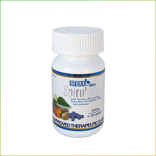 GFoxx Spirulina for Men Blue Tablets Good for Prostate Problems