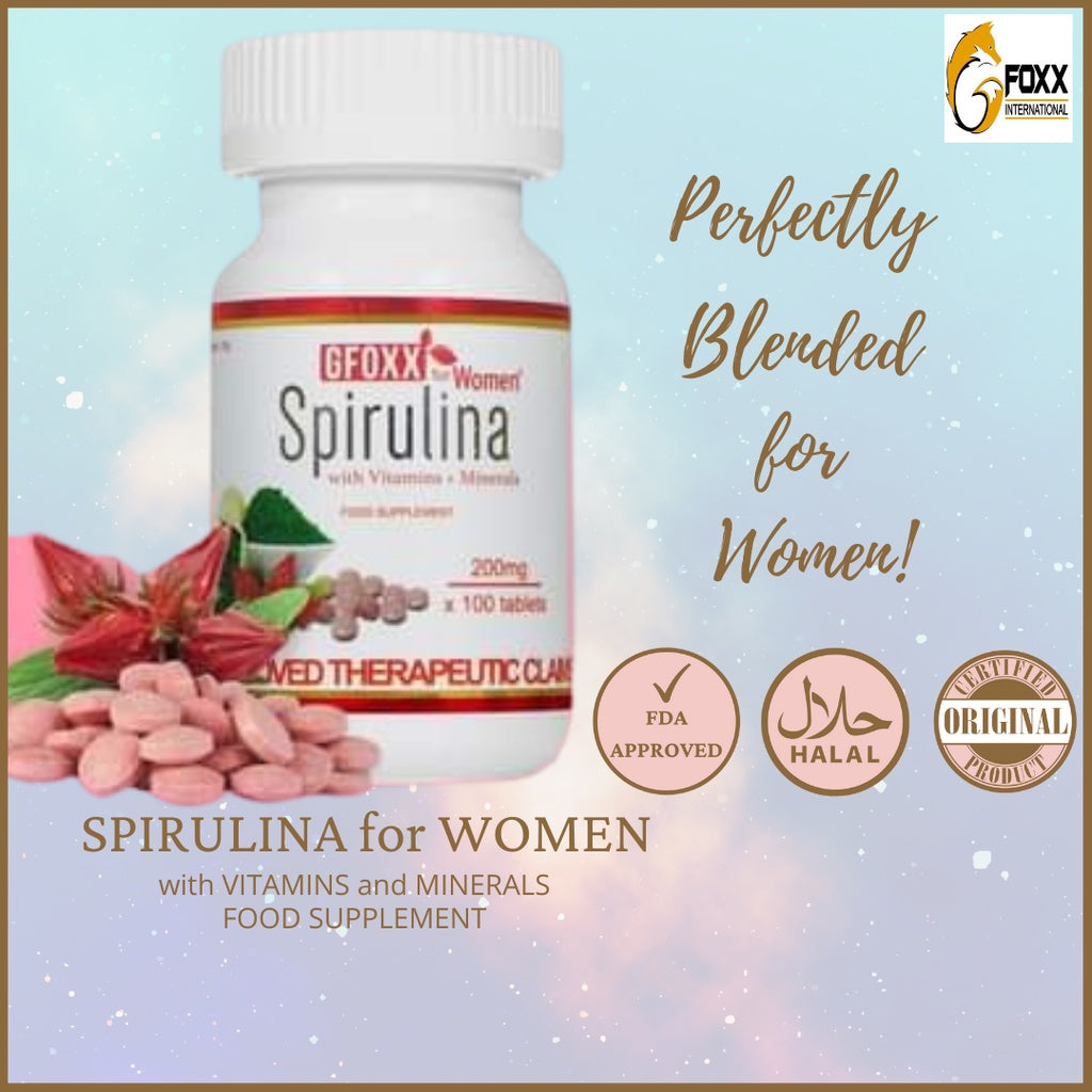 GFOXX Spirulina for Women 100 Tablets