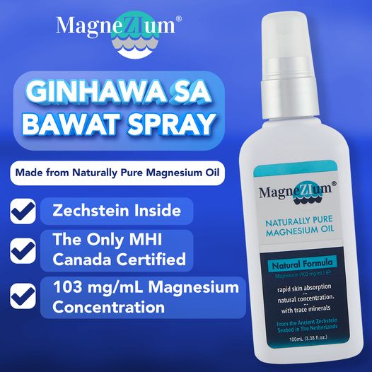 Pure MagneZIum Oil Spray Buy 100mL Take 100mL Free!